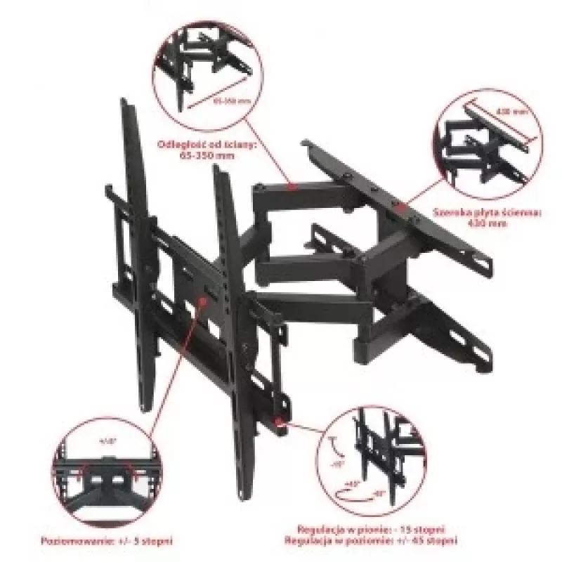 Soporte de pared ART RAMT ADUX150