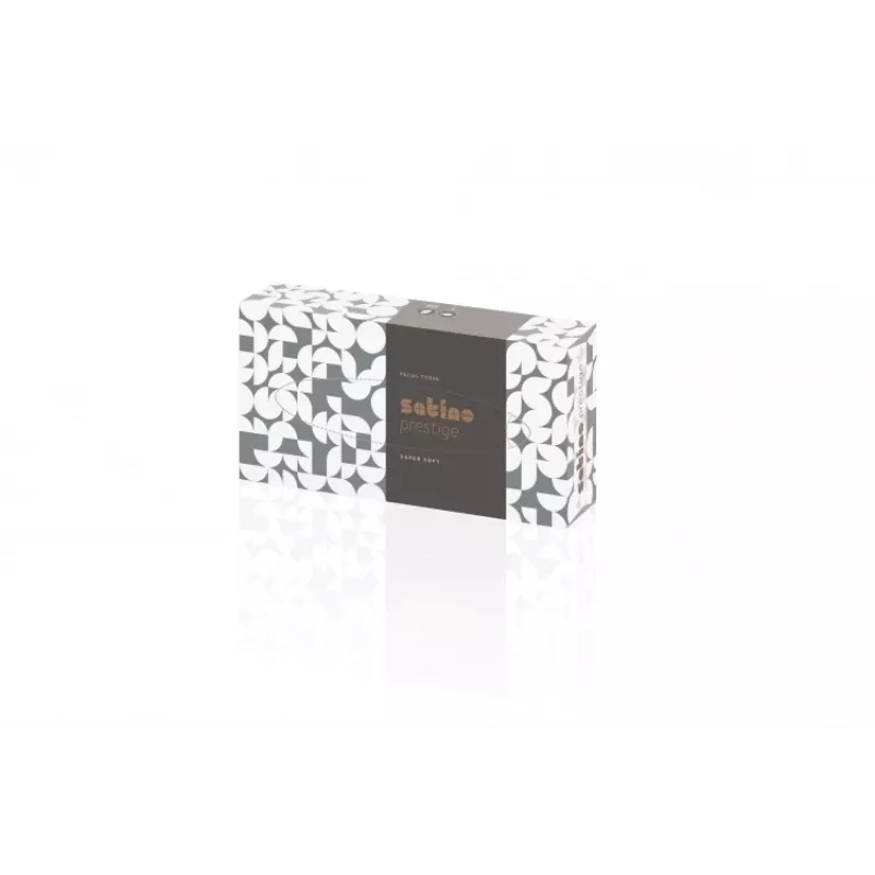 Pañuelos faciales WEPA Prestige 2 capas, blanco, 100 unidades