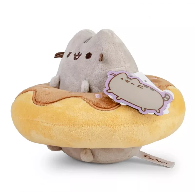 Mascota Pusheen in a Chocolate Donut