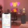 Paneles LED triangulares Nanoleaf NL47-0002TW-9PK — set de 9 paneles de pared RGB, con cable, blanco