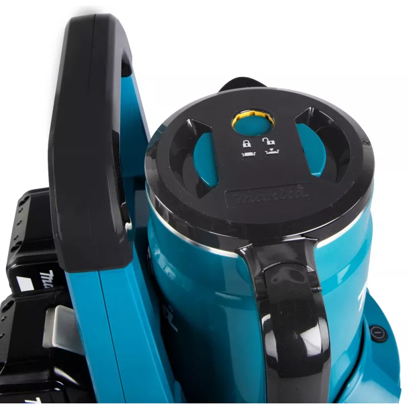 Hervidor de agua a batería DKT360Z, 36 voltios (2x 18 voltios) (azul/negro, sin batería ni cargador, 0,8 litros)