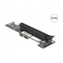 Convertidor 2 x SFF-8654 a PCIe x16 bifurcación DeLOCK 64148