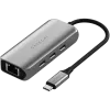 Satechi Docking Station 4 en 1 ST-H3C25EM USB-C 3.2 Gen2 Gris (ST-H3C25EM)
