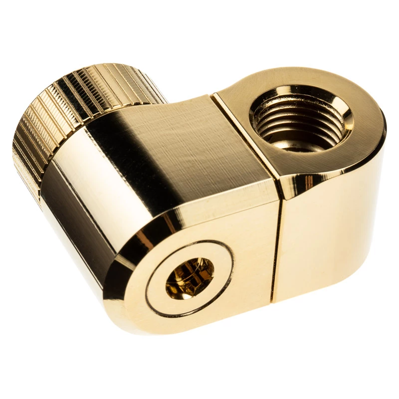 Racor EK Water Blocks latón dorado 33 mm