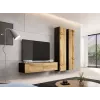 Soporte de TV Cama VIGO 140 30/140/40 negro/roble wotan