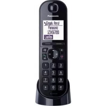 Panasonic KX-TGQ200 - Teléfono digital inalámbrico - DECT\GAP - Negro (KX-TGQ200GB)
