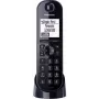 Panasonic KX-TGQ200 - Teléfono digital inalámbrico - DECT\GAP - Negro (KX-TGQ200GB)
