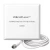 Antena 4G/5G LTE exterior QOLTEC 9 dBi con conector SMA y cable de 3 m
