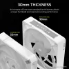 Ventilador Corsair iCUE LINK RX140 MAX RGB 14 cm blanco 2 uds. 300-1600 RPM