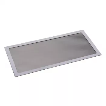 Filtro antipolvo DEMCiflex 0320 para carcasa de PC, 142×287 mm, negro/gris