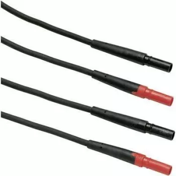 Fluke TL27 - cable de prueba - negro - rojo - CAT III - EPDM - 1,5 m - 1000 V (668571)