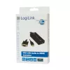 Adaptador de cable de vídeo LogiLink CV0060 negro
