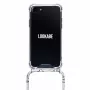 Funda con collar Lookabe Snake Edition para iPhone 7/8, plateada, funda protectora tipo colgante con cordón