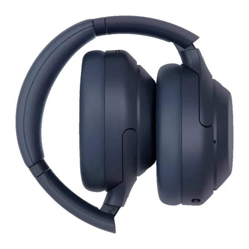 Auriculares Sony WH1000XM4L.CE7, circumaurales, con cable e inalámbricos (Bluetooth, USB-C), azul, diadema