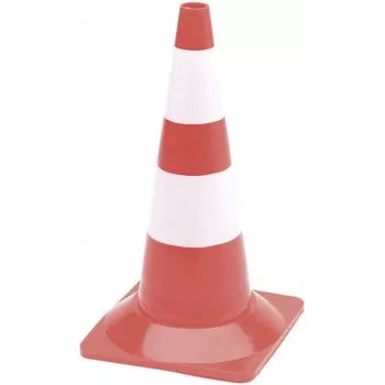 Velleman 1190-50 cono de tráfico Cono de tráfico rojo - blanco PVC (1190-50)