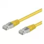 Wentronic Goobay cable de parcheo CAT 5e, F/UTP, amarillo, 2 m - mezcla de cobre CCA (50166)