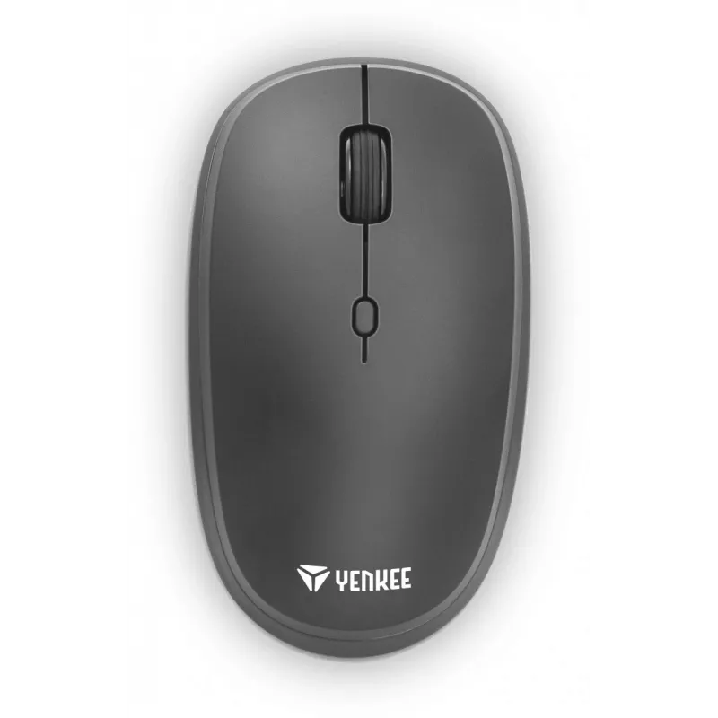 Set de teclado y ratón inalámbrico YENKEE YKB 2008CS — 2,4 GHz USB, diseño compacto