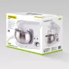 Batidora planetaria Maestro MR-559, vaso de acero inoxidable de 5,0 L, 2000 W, 6 velocidades, control giratorio