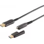 Set de cables HDMI ópticos ShiverPeaks 30-02755 4K — 75 m de longitud