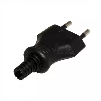 Enchufe eléctrico Bachmann 900.002 Negro 2P
