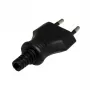 Enchufe eléctrico Bachmann 900.002 Negro 2P