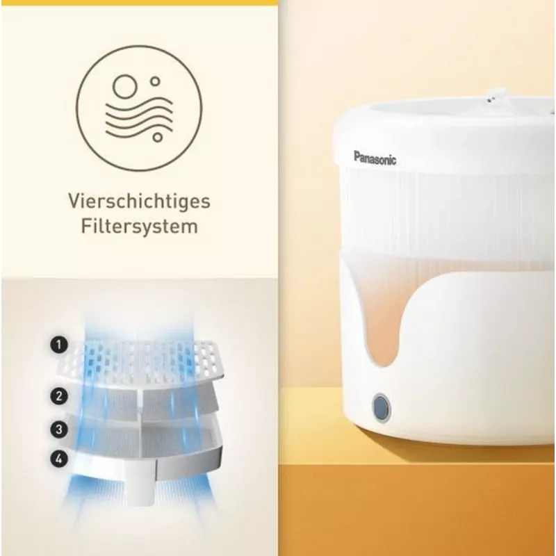 Panasonic CP-JNW01CW fuente inteligente para mascotas, 1,9 l, 35 dB, blanca