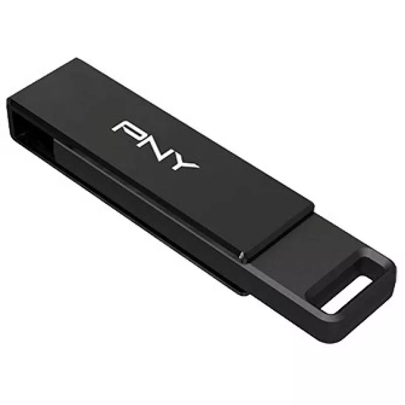 Memoria USB PNY Elite-X 64 GB USB Type-C 3.2 Gen 1 (3.1 Gen 1) negra (P-FDI64GELTXC-GE)