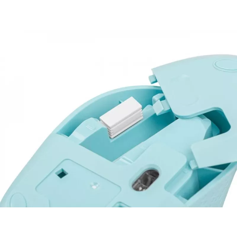 Natec Stork NMY-2001 ratón óptico inalámbrico, 1600 DPI, receptor USB, azul