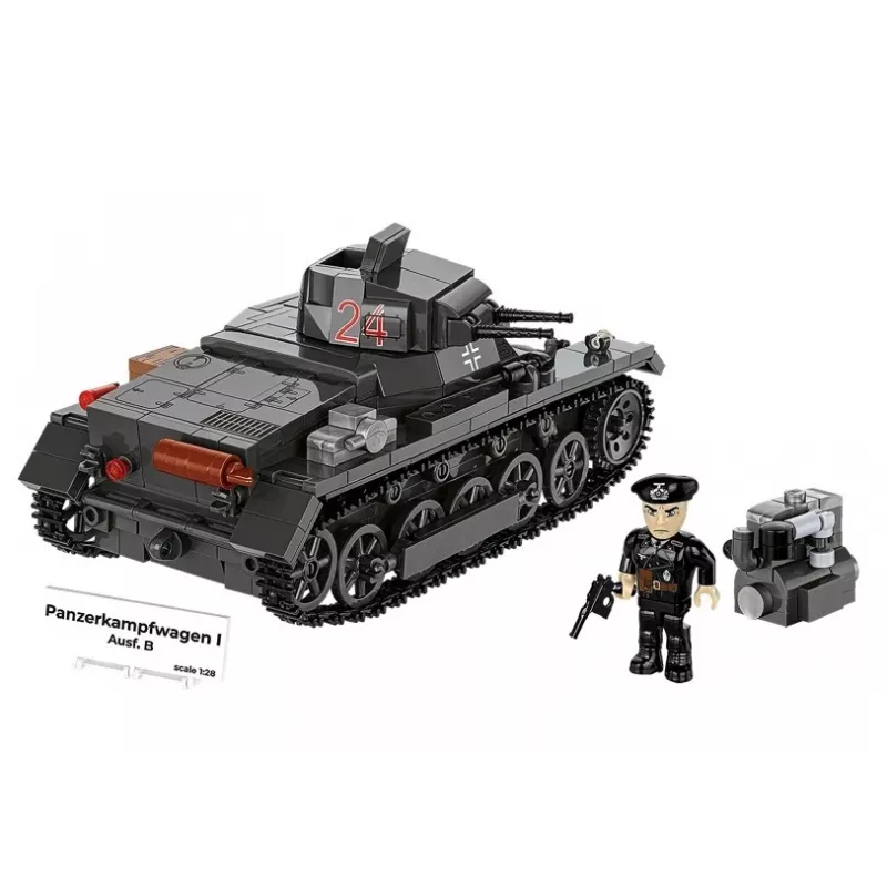 Set de construcción Cobi Panzer I Ausf. B – 654 piezas, maqueta detallada