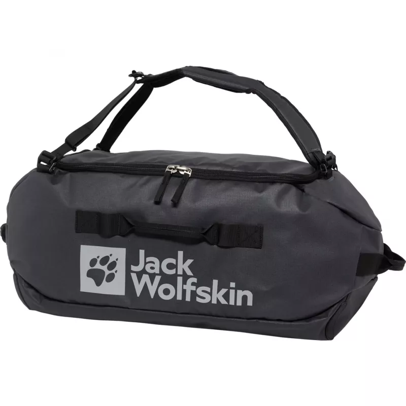 Mochila Jack Wolfskin All-In Duffle 65 – antracita, 65 L