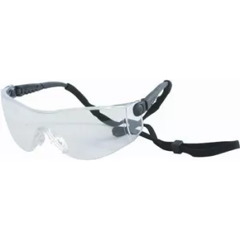 Gafas de protección Honeywell Optema gris lentes resistentes a los arañazos con patillas negras (modelo 1000017)