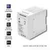 Qoltec 50914 Fuente de alimentación para carril DIN | 90W | 12V | 7,5A | Blanco | perfil bajo