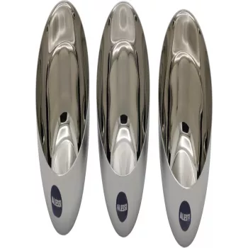 Alessi SG59 MAMI set compuesto por tres cuencos de acero inoxidable (SG59)