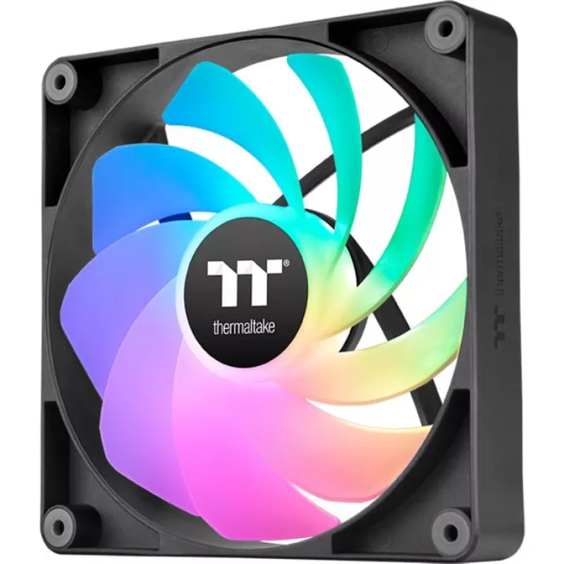 Thermaltake CT120 Reverse ARGB Ventilador para caja 120mm, pack de 2, negro
