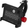 Soporte para smartphone de bicicleta LogiLink, fijación, negro/rojo aleación de aluminio de alta calidad, apto para dispositivos móviles - 1 ud. (AA0146)