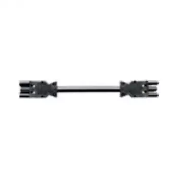 Cable de alimentación Bachmann 375.073 negro 1,5 m