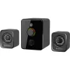 Defender V12 65212 altavoces para ordenador 2.1, 11 W, subwoofer de 5 W, alimentados por USB, retroiluminación LED, negros, 115 x 130 x 223 mm