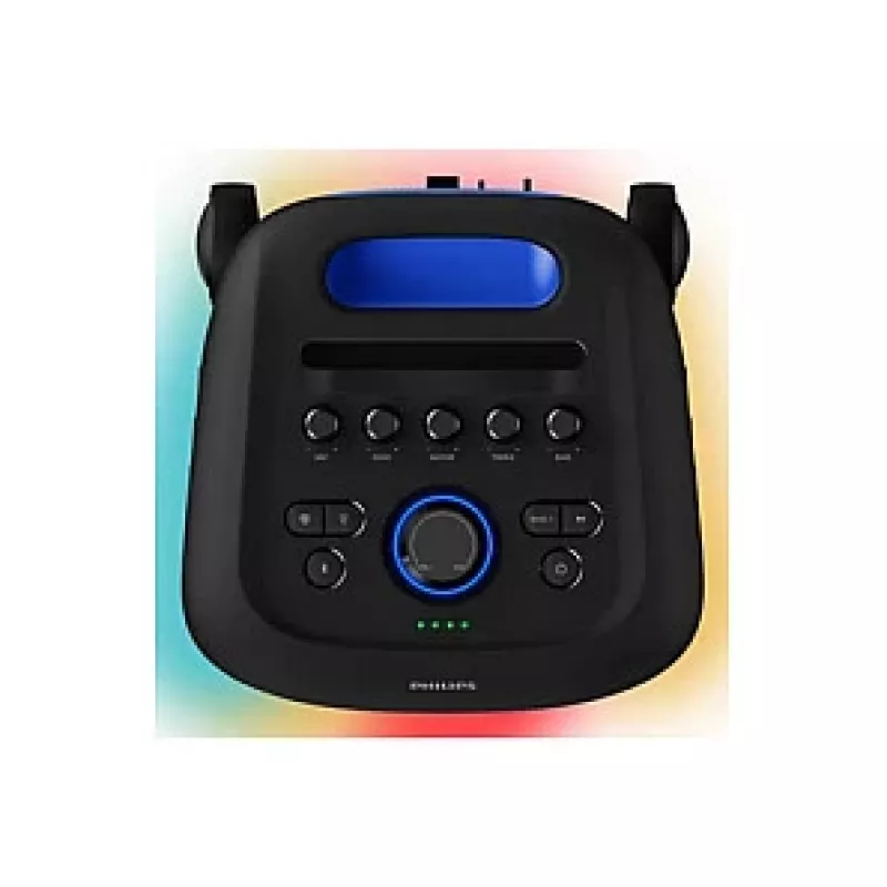Altavoz portátil para fiestas Philips TAX5000E/10 2 vías, 100 W RMS, Bluetooth, 20–20000 Hz, 4 Ω, negro