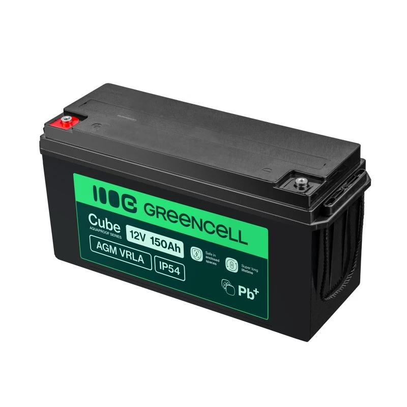 Batería AGM Green Cell AGM12V150AH-J 12V 150Ah plomo-ácido sellada
