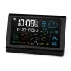 Manta MTO200B Windy Smart estación meteorológica con sensor exterior, Wi-Fi, negra