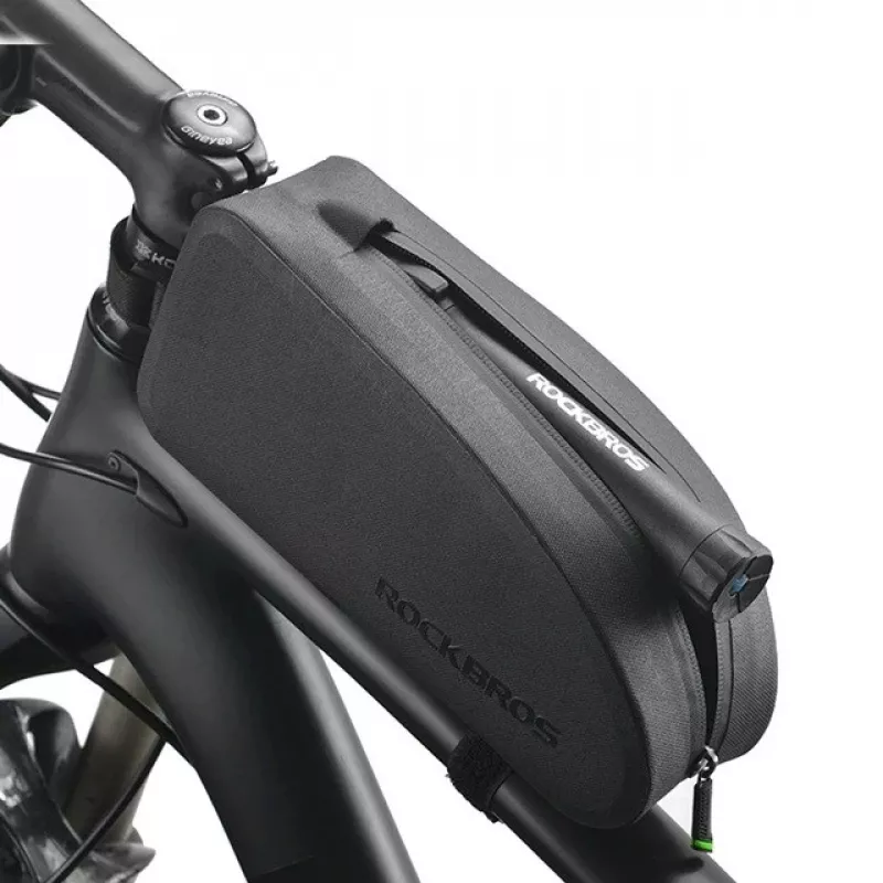 Rockbros AS-019-1 Bolsa de cuadro para bicicleta impermeable 1,6 l negro