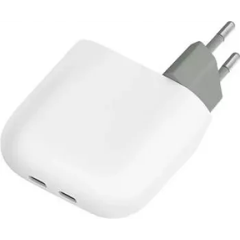 Google Flex 67W cargador rápido dual USB-C blanco