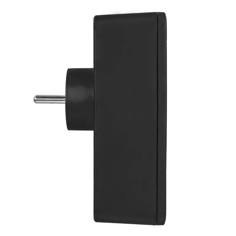 Regleta de enchufes MACLEAN MCE248 F/B — 3 tomas AC (1x16A, 2x6A) y 4 puertos USB (2xUSB‑A, 2xUSB‑C PD 20W), conector EU, negro