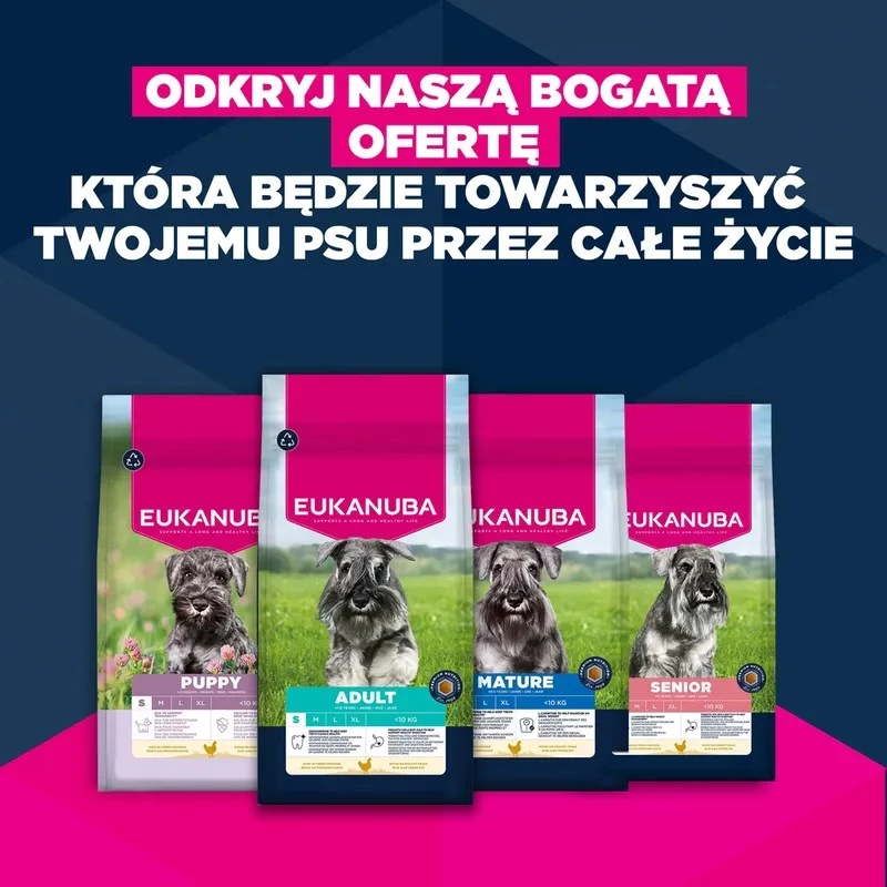 Comida seca para perros EUKANUBA Mature Small Chicken 3 kg — para perros adultos de razas pequeñas