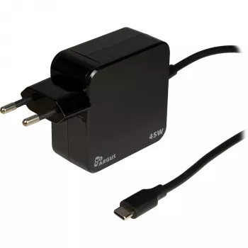 Cargador Inter-Tech PD-2045 universal negro AC para interiores 20V USB-C