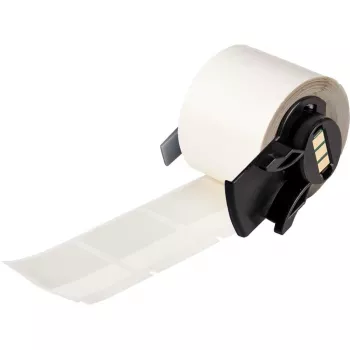 Brady, M6-32-427, vinilo, autolaminante, blanco/transparente, mate, 38,10 x 12,70(38,10) mm, para diámetro de cable de 4,00 - 8,10 mm, permanente (250 uds.) (174283)