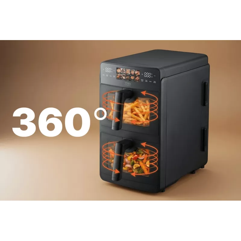 Freidora de aire vertical de doble cesta PROMIS FRP1560