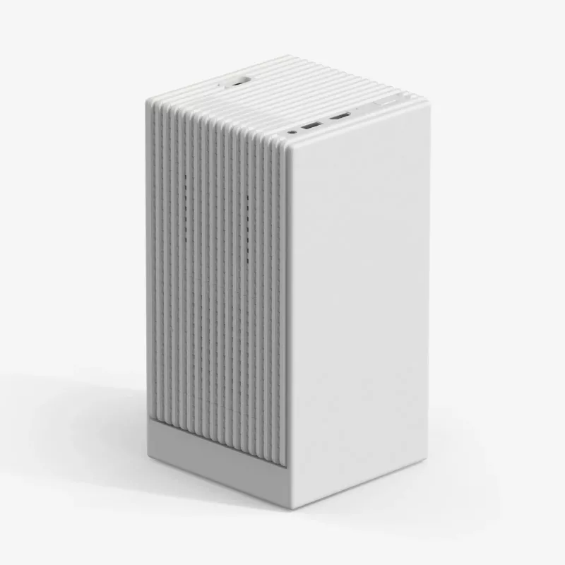 Proyector WANBO Cube 2 Pro 500 ANSI Android TV 11 — proyector doméstico inteligente compacto, blanco