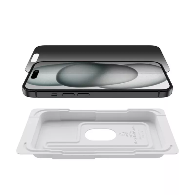 Protector de pantalla Belkin ScreenForce para iPhone 16 cristal templado Privacy