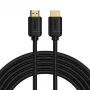 Cable Baseus 2x HDMI 2.0 4K 60Hz, 3D, HDR, 18 Gbit/s, 5 m (negro)
